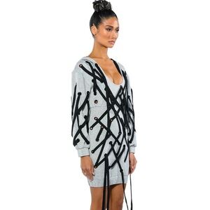 NWT Parker String Detail Sweatshirt Dress - Size 1X